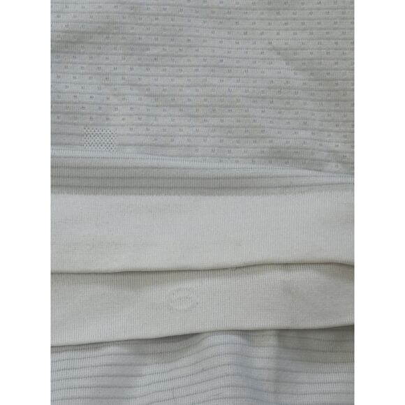 (6) Lululemon Swiftly Tech Short Sleeve Crew Heathered White - Picture 7 of 7